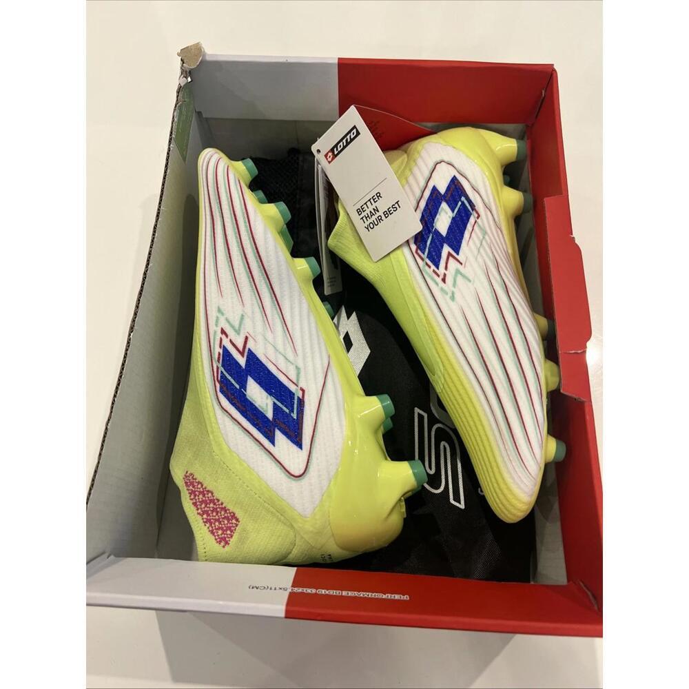 $210 Lotto Solista 100 Gravity VIII FG Soccer Cleats Unisex -Men's size 10.5 - Picture 8 of 13